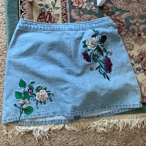 Limited Edition H&M x Coachella Jean Mini Skirt
